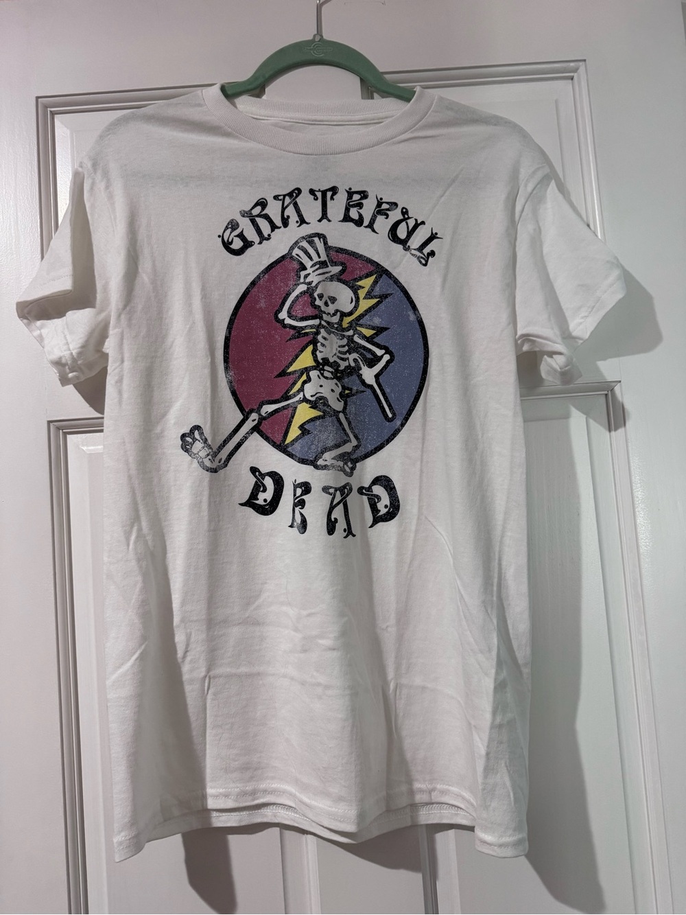 Grateful Dead White Graphic T-Shirt Size Small